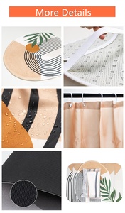 Juego <span class=keywords><strong>de</strong></span> <span class=keywords><strong>Cortinas</strong></span> <span class=keywords><strong>de</strong></span> Ducha <span class=keywords><strong>de</strong></span> 4 Piezas con Diseño Personalizado, <span class=keywords><strong>Cortinas</strong></span> <span class=keywords><strong>de</strong></span> Ducha <span class=keywords><strong>de</strong></span> Diseño Personalizado al por Mayor - Product Image 5