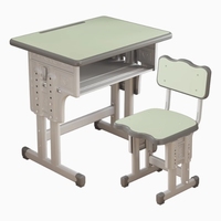 Bureaux et chaises d'écolier en métal, fournisseur et fabricant de tables et de mobilier scolaire