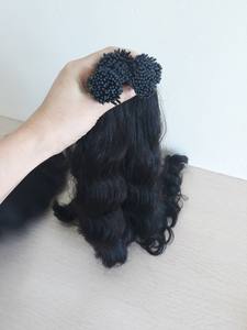Extensions de cheveux vietnamiens vierges à double tirage de qualité supérieure vente en gros de kératine I Tip tissage de cheveux - Product Image 4