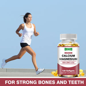 मजबूत हड्डियों और दांतों के लिए विटामिन डी 3 और जिंक आहार पूरक के साथ निजी लेबल कैल्शियम मैग्नीशियम नरम कैप्सूल - Product Image 3