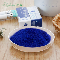 Poudre de Cuivre Peptidique Bleu 99,5% Tripeptide-1 Qualité Alimentaire Extrait Végétal Bouteille Personnalisée Mélange d'Extrait d'Aloe Vera