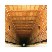 Four tunnel pour la cuisson des briques avec brûleur au gaz naturel et machine automatique de fabrication de briques