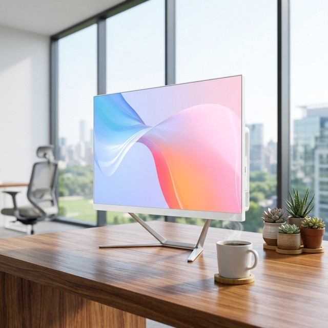Brand New All-in-one Desktop Computer Host 21.5-inch IPS Bezel-less HD AI Learning Commercial Office Home Complete Machine