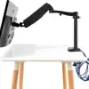 Height And Angle Adjustable Gas Spring Technology Single Monitor Desk Mount for Computer