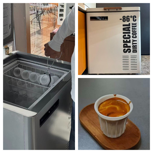 Congélateur vertical commercial VOKA à très basse température avec affichage numérique, refroidissement par compresseur, refroidissement direct pour le stockage de café et de gobelets glacés - Product Image 6