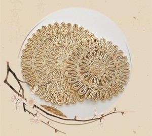 Napperons ronds tissés en cèdre, isolants thermiques, écologiques et naturels, en écorce de maïs, pour la <span class=keywords><strong>table</strong></span>, les bols et les casseroles - Product Image 5