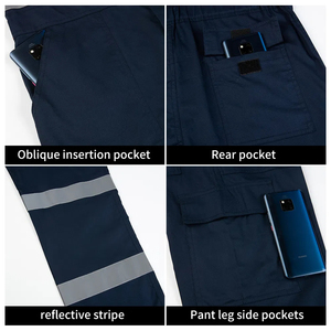 Customized Long Sleeve Breathable Summer Coveralls Construction Hi Vis Work Clothes - Product Image 4