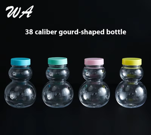 Bouteille en forme de cylindre en plastique de crème de 180ml pour pilules de crème pour les yeux de shampooing-Conteneur <span class=keywords><strong>d</strong></span>'emballage de bonbons respectueux de l'environnement - Product Image 2