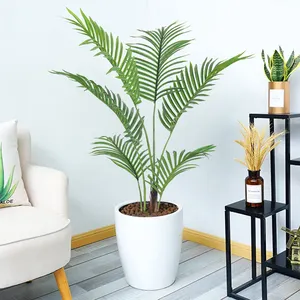 2023 sıcak satış Amazon kapalı dekoratif yapay palmiye ağacı yeşillik yapay bitki süslemeleri ev için