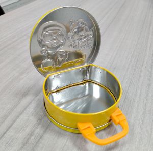 Hello Kitty tiền hộp thiếc với nhựa xử lý đồng xu ngân hàng hộp thiếc với khóa - Product Image 6