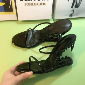 Sandalias Mujer Talla Grande en Oferta, Zapatos de Tacón Alto con Plataforma, Modernos y Elegantes para Damas - Product Image 6