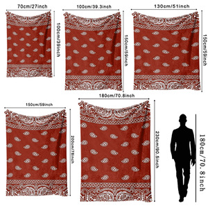 Manta de Franela con Diseño Paisley, Manta para Siesta, Cálida, Súper Suave para Cama, Sofá, Sillón, Impresión Personalizada, Venta al Por Mayor - Product Image 2