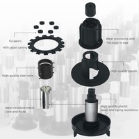 Composant B;inds pour Stores Enrouleurs 38mm : Embout de Réglage du Cordon en Fer, Matériau POM ABS, Accessoires Robustes pour Stores Enrouleurs