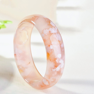 <span class=keywords><strong>Pulsera</strong></span> de Ágata Flor de Cerezo, <span class=keywords><strong>Pulsera</strong></span> de <span class=keywords><strong>Jade</strong></span>íta Oceánica con Bandas, <span class=keywords><strong>Pulsera</strong></span> Ancha y Gruesa - Product Image 2