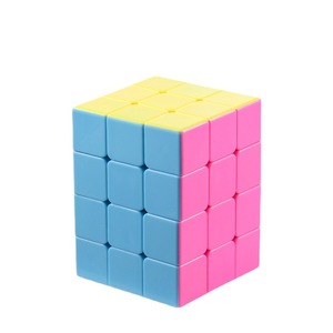 Cubo de Velocidad Cuboid 3x3x4 Macaron sin Adhesivos, Rompecabezas Profesional de Lógica para Entrenamiento STEM, Juguete OEM - Product Image 1