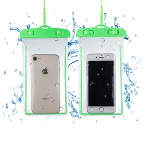 Universal PVC Waterproof Mobile Phone cases Clear Pouch halter Waterproof Bag With Lanyard