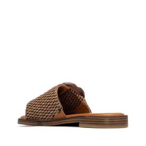 Pantuflas Bajas de Cuero para Mujer Carmela, Talla 39, Tacón de 2 cm, para el Hogar - Product Image 3