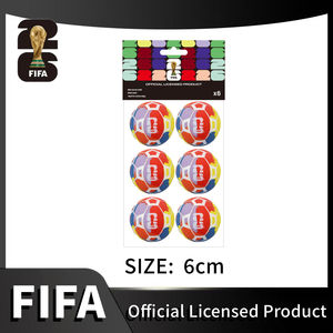 Juego de Pelotas de Juguete para Perros Resistentes a Mordeduras con Licencia Oficial de la <span class=keywords><strong>FIFA</strong></span>, Pelota de Juguete para Perros con Alto Rebote, Juguete Resistente para Mascotas con Sonido para la Copa Mundial de la <span class=keywords><strong>FIFA</strong></span> - Product Image 2
