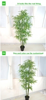 Bambou Artificiel Écologique 150cm, Aspect Réel, Résistant aux UV, Résistant à l'Eau, Ignifuge, Toucher Naturel, Vente en Gros, Petit Format