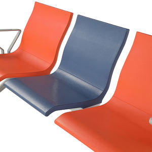 Banc d'attente public moderne en métal sur mesure à 4 places pour salle de sport et parc - Product Image 5