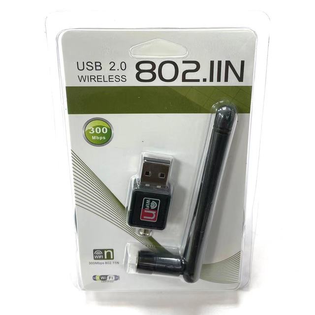 Realtek 300Mbps USB 2.0 Wireless Dongle for Laptop-External Wireless Network Adapter