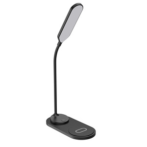 ไฮทาโอะ 15W โคมไฟตั้งโต๊ะชาร์จไร้สายแบบเร็ว 3-in-1 โคมไฟอ่านหนังสือ LED ควบคุมด้วยระบบสัมผัสพร้อมความสว่างที่ปรับได้ - Product Image 3