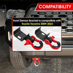 AMBITION Top Quality Tacoma Support de montage arrière universel <span class=keywords><strong>D</strong></span>-Ring Shackle Mount Kit Trailer Lashing Rings Trailer <span class=keywords><strong>d</strong></span> Rings - Product Image 3