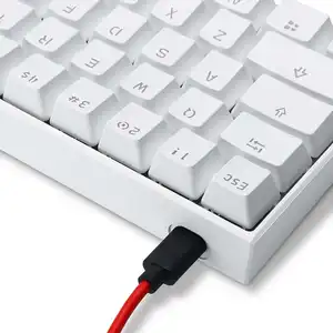 Anne pro 2 pro pro2 nkro gateron interruptor portátil, vermelho, marrom, mini, sem fio, 60% teclado mecânico para jogos