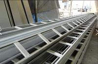 Plateau d'échelle en alliage d'aluminium anti-oxydation avec surface anodisée pour la construction industrielle et les salles d'équipement ferroviaire