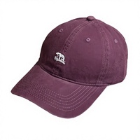 Casquettes non structurées en gros, brodées, à large bord, grande taille pour hommes et femmes