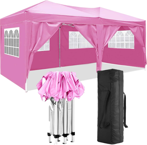 Personalizable 3*3 Marco de acero Pop Party Carpa Heavy Duty <span class=keywords><strong>10x10</strong></span> Canopy Garden Pavilion para bodas y eventos Gazebo Paredes - Product Image 4