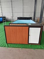La piscine mobile de type conteneur convient aux attractions touristiques, aux hôtels de villégiature et aux jardins familiaux.