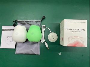 Glow LED nel buio rosa capezzolo ventosa forma di rosa Vagina succhiare vibratori con leccatura orale clitoride giocattoli - Product Image 4