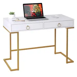 Multifunctional Office Desk With Drawers Nordic Style Computer Desk Vanity Table For Home Office