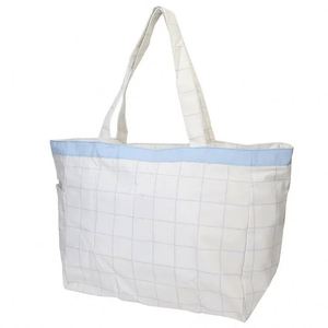 Custom Large Capacity <b>Foldable</b> Travel Tote Bag, Custom Polyester Portable Luggage Storage with <b>Trolley</b> Sleeve - Product Image 1