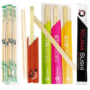 Factory Wholesale Customizable Printing High Quality <strong>Disposable</strong> Bamboo <strong>Chopsticks</strong> For Restaurant Hotel Parties - Product Image 4