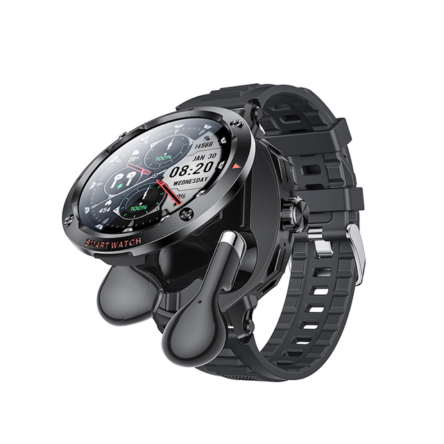 Yesido BT5.4 1.46"TFT 24H Health Care Clear Sounds With NFC Multifunction Smart Watch With TWS Earphone IO50