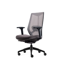 Chaise de bureau de luxe moderne fabricant à dossier haut Posture de soutien galvanoplastie Base filet chaise de bureau pivotante inclinable vers l'avant