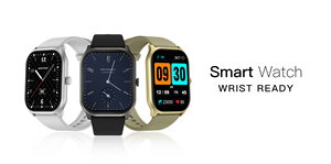 Montre connectée originale ZL77J, écran TFT carré, appels Bluetooth, moniteur de fréquence cardiaque, tracker de fitness, compatible Huawei, Samsung, iPhone - Product Image 2