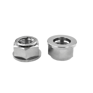 Đai Ốc Mặt Bích Lục Giác Hợp Kim Titan Gr5 Chất Lượng Cao Bán Sỉ Nhà Máy Trung Quốc Đai Ốc Khóa Chèn Kim Loại M6 M8 M10 M12 M14 - Product Image 2