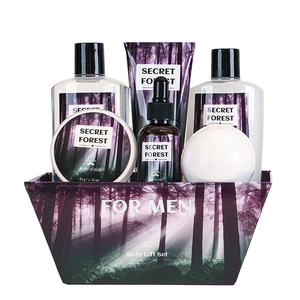 Vente en gros de produits de bain <span class=keywords><strong>gel</strong></span> <span class=keywords><strong>douche</strong></span> éponge de bain efficace shampooing ensemble de soins corporels produits de bain spa <span class=keywords><strong>coffret</strong></span> <span class=keywords><strong>cadeau</strong></span> pour hommes - Product Image 5