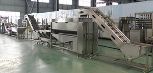 अर्ध सब्जियां फ्रेंच फ्राइज़ जमे हुए विद्युत गैस डीजल वाशिंग मशीन आलू प्रसंस्करण लाइन - Product Image 6