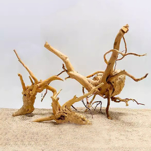 <span class=keywords><strong>Aquarium</strong></span> Visbak Landschapsdecoratie Natuurlijke Rhododendronwortel Drijfhout - Product Image 6