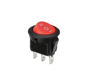 KCD1-105C 3A 250VAC không thấm nước màu xanh đèn ON-OFF-on chức năng 3 pin Sprinter Rocker chuyển momentary chiếu sáng Rocker chuyển đổi - Product Image 3