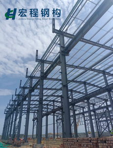 Solution de bâtiment de stockage préfabriqué en acier à grande portée avec structure portique pour entrepôt - Product Image 1