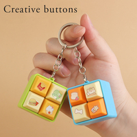 Clavier flexible à LED en plastique personnalisé pour porte-clés, jouet stimulant pour le clic, plusieurs options de couleurs