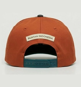 Custom Leather <b>Badge</b> Snapback Hat 6 Panel Structured Canvas Cap Adjustable Unisex Casual Street Fashion - Product Image 3