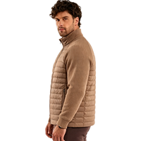 Veste d'hiver hybride de haute qualité, coupe-vent, personnalisée et professionnelle pour hommes
