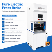 Prensa Plegadora Eléctrica de Respuesta Rápida 18T 800mm con Precisión de Repetición Estable para Fabricación de Chapa de Acero al Carbono