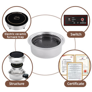 طاولة شواء خالية من التدخين CE ETL Eertification يستخدم مطعم الشواء - Product Image 3